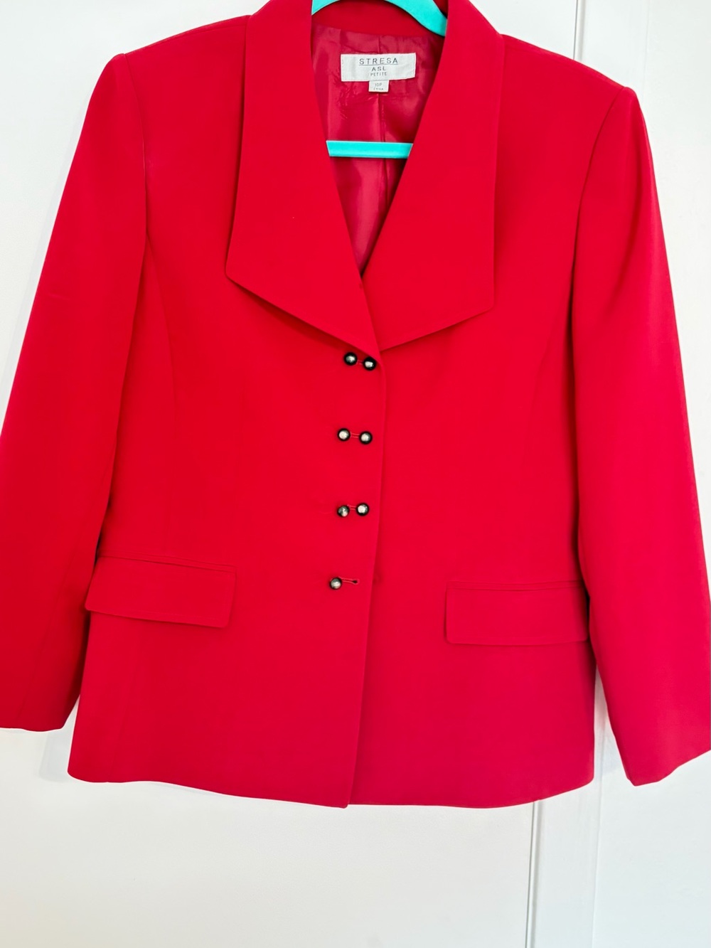 Stresa Red Tailored Women's Blazer Jacket